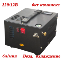 Компрессор ВД для PCP (220V, 12V, 300bar, 4500psi).. Компрессор ВД для PCP (220V, 12V, 300bar, 4500psi)..