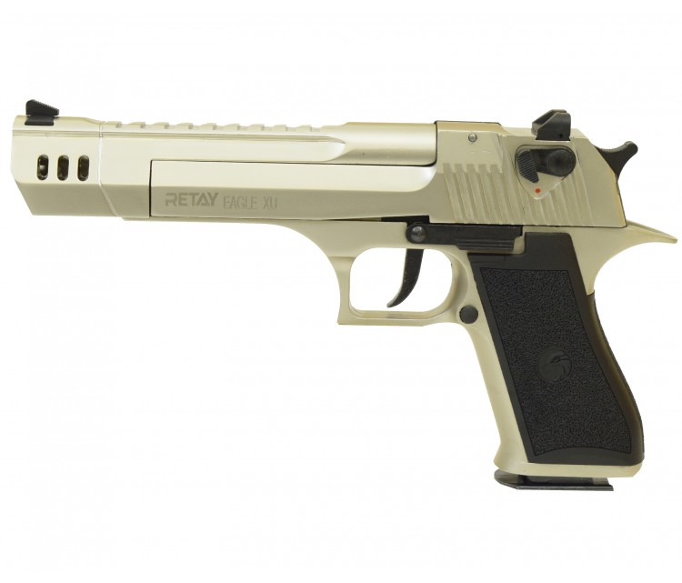 7358, Оружие списанное, охолощенный пистолет EAGLE XU, Сатин, кал. 9mm. P.A.K, , 18 900 ₽, 993125, Retay (Турция), Макеты оружия