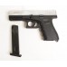 Оружие списанное, охолощенный пистолет G19C, (Glok 19), Никель, кал. 9mm. P.A.K