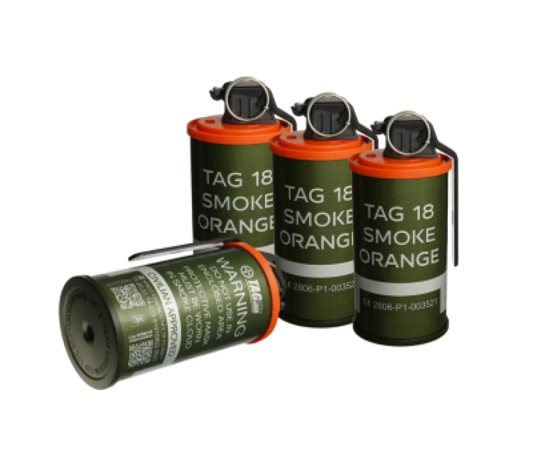 TAG-18 Orang Дымовая ручная имитационная граната (TAGinn), Россия, Страйкбол TAG-18 Orang Дымовая ручная имитационная граната (TAGinn), Россия, Страйкбол