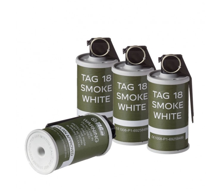 TAG-18 White Дымовая ручная имитационная граната (TAGinn), Россия, Страйкбол TAG-18 White Дымовая ручная имитационная граната (TAGinn), Россия, Страйкбол