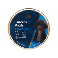 Пуля пневматическая H&N Baracuda Match, 5,52 мм, 1,37 г, 200 шт..