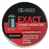 Пуля пневматическая JSB EXACT JUMBO MONSTER REDESIGNED 1.645г, кал., 5.5 мм, (20..