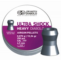 Пули JSB Ultra Shock Heavy Diabolo 4,5 мм, 0,67 грамма, 350 штук..
